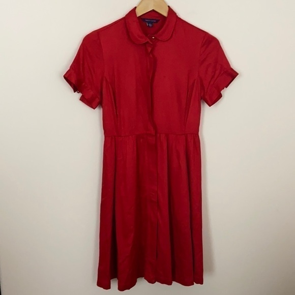 TOMMY Hilfiger I Red Short Sleeve Dress - Picture 1 of 9